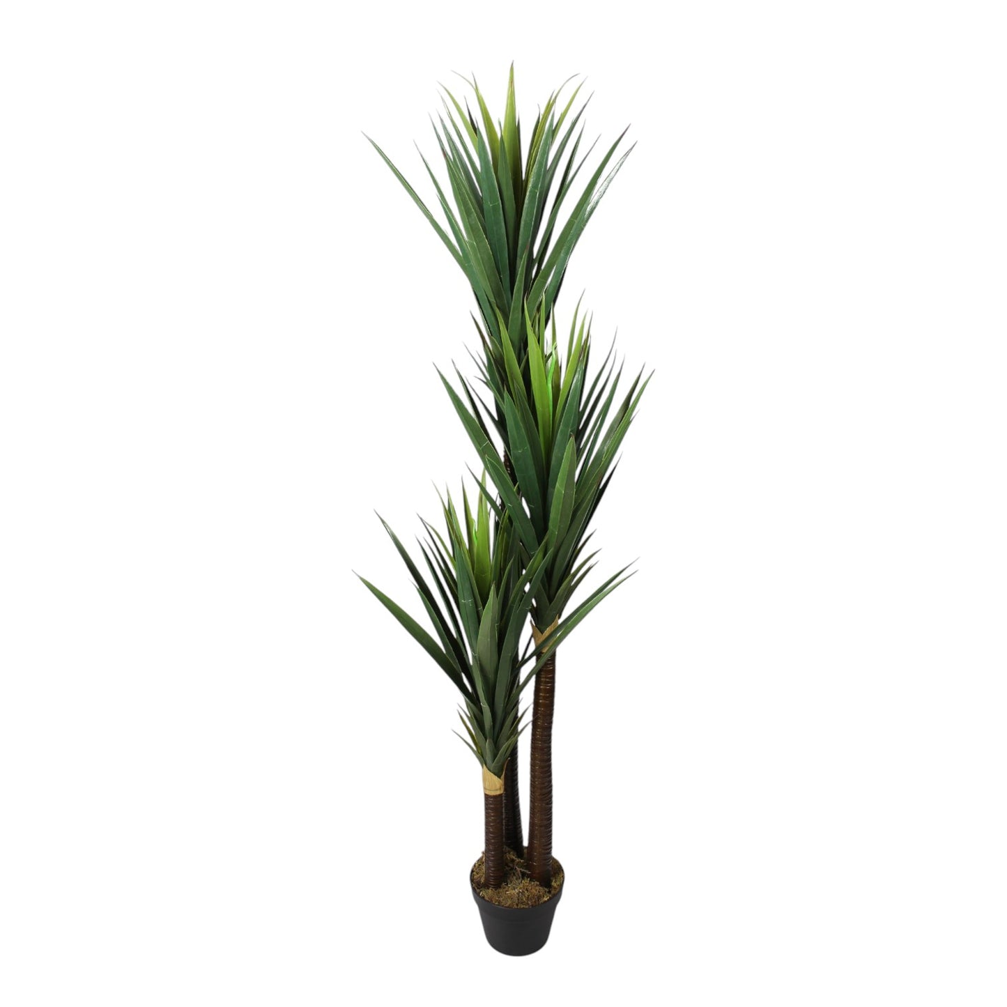 Künstliche Yucca Palme 150 cm 153 Blätter Kunstpalme Kunstpflanze