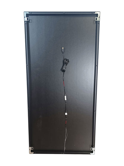 LED Wandbild Pferd 100x50 cm mit Glasfront und indirekter LED-Beleuchtung, modernes Wandbild mit Fernbedienung, USB, warmweiß, dekorative Wanddekoration Wohnzimmer Schlafzimmer