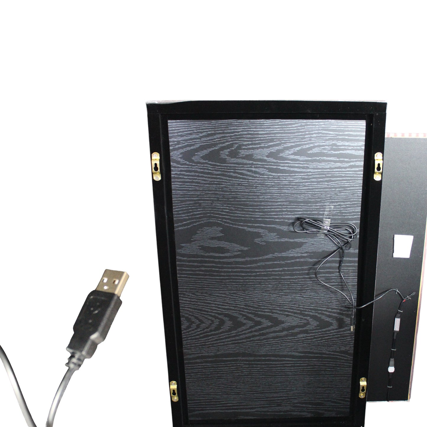 LED Wandbild mit indirekter Beleuchtung, modernes Wandbild mit Licht, USB, Fernbedienung, 60×80 cm WD006