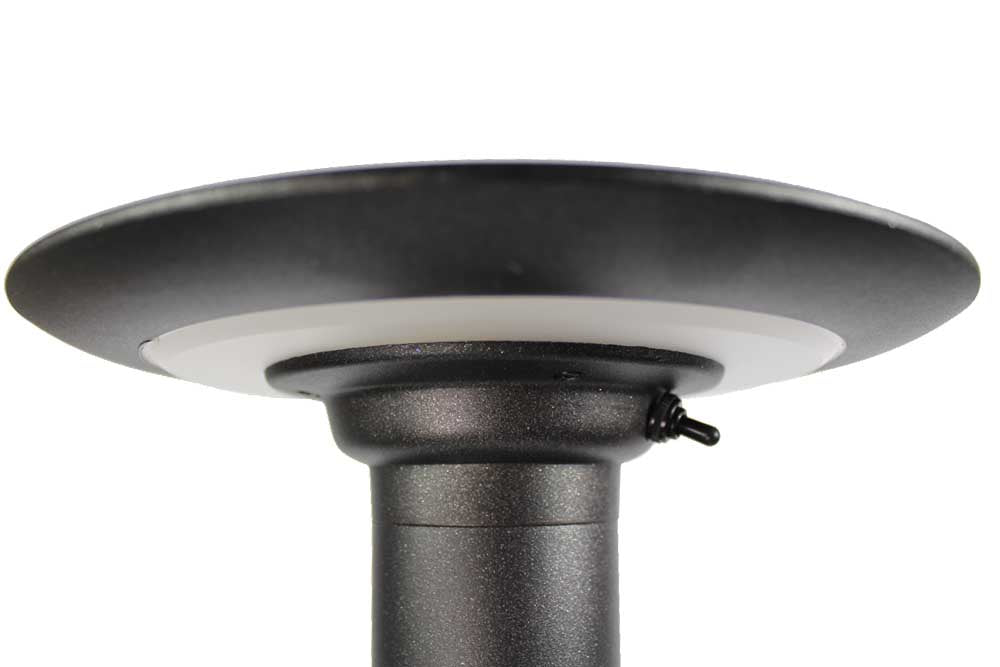 LED Solar Gartenleuchte 60 cm moderne Gartenlampe Aluminium