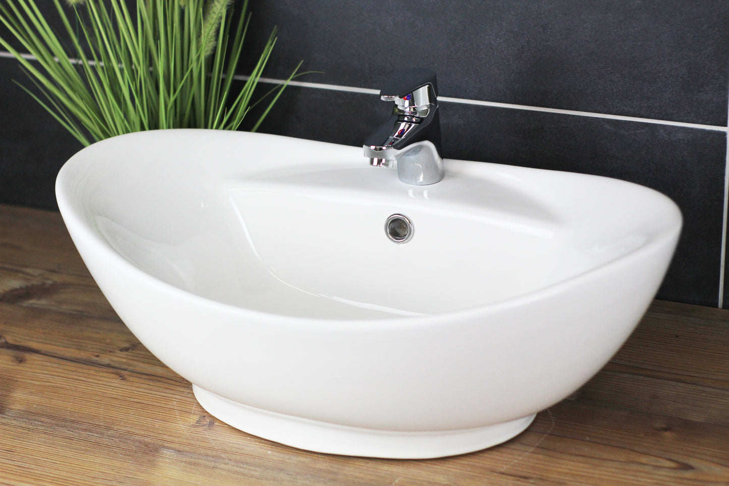 Aufsatzwaschbecken Oval 60x40